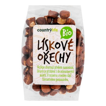 Country Life Lieskové orechy BIO 100 g