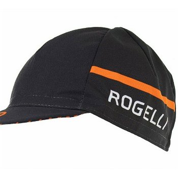 Cyklistická šiltovka pod helmu Rogelli HERO, čierno-oranžová 009.974