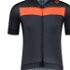 Cyklistický dres Rogelli Prime šedo/oranžový ROG351438