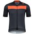 Cyklistický dres Rogelli Prime šedo/oranžový ROG351438