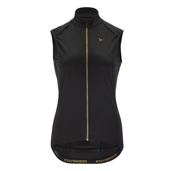 Dámska cyklo vesta Silvini Trela WJ2273 black-gold