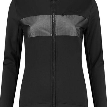 Dámska silne hrejivá zimná bunda Rogelli ATTQ s výraznými reflexnými panelmi, čierno-šedá
