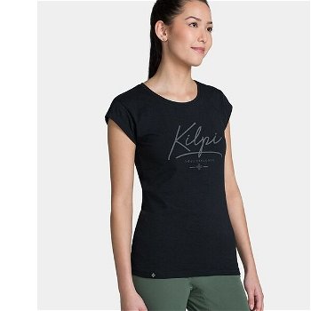 Dámske bavlnené tričko Kilpi LOS-W Čierna