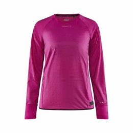 Dámske bežecké tričko CRAFT PRE Hypervent LS Wind ružové 1910428-486000