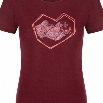 Dámske outdoorové triko Kilpi GAROVE-W tmavo červená
