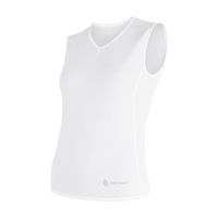 Dámske scampolo Sensor Coolmax Fresh Air V-neck biele 17100019