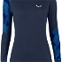 Dámske termo oblečenie tričko Salewa Cristallo Warm Merino navy blazer 28206-3960