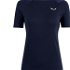 Dámske termo oblečenie tričko Salewa Cristallo warm merino responsive navy blazer 28208-3960