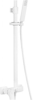 DEANTE - Hiacynt biela - Sprchový stĺp, so sprchovou batériou NAC_A1QM