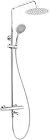DEANTE - Jasmin chróm - Sprchový stĺp, s vaňovou batériou, termostatický - pohyblivý výtok NAC_01GT