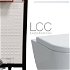DEANTE Podstavný rám, pre závesné WC misy + SLIM tlačidlo bílé  + WC LAUFEN PRO LCC RIMLESS + SEDADLO CST_WC01 A51P LP2
