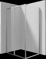 DEANTE/S - Sprchovací kút posuvné dvere 140 pevná stena 100 KTS_030P+KTSP014P+KTS_0P1X KERRIA/0282
