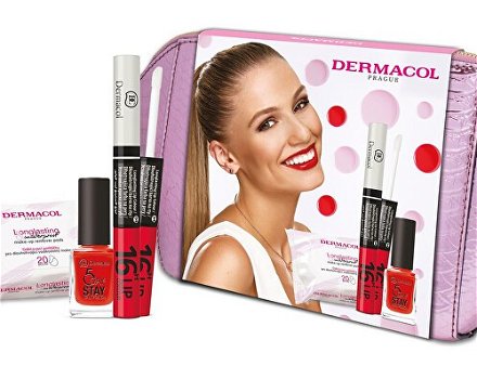 Dermacol Darčeková sada dekoratívnej kozmetiky Gift Set 16H Lip Colour