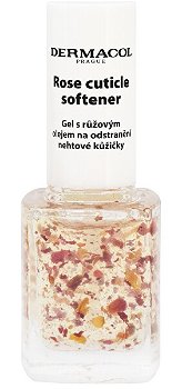 Dermacol Gél s ružovým olejom na odstránenie nechtovej kožičky (Rose Cuticle Softener) 11 ml