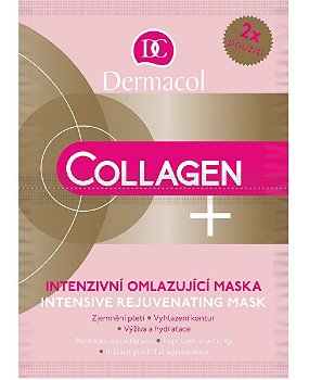 Dermacol Intenzívna omladzujúca maska Collagen plus (Intensive Rejuvenating Face Mask) 2 x 8 g