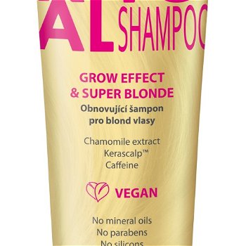 Dermacol Obnovujúci šampón pre blond vlasy Hair Ritual (Grow Effect & Super Blonde Shampoo) 250 ml