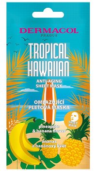 Dermacol Omladzujúci textilné maska Tropica l Hawaiian (Age-aging Sheet Mask)