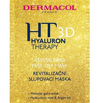 Dermacol Revitalizačný zlupovacia maska Hyaluron Therapy 3D (Revitalising Peel-Off Mask) 15 ml