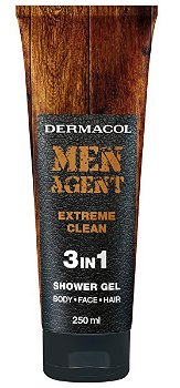 Dermacol Sprchový gél pre mužov 3v1 Extreme Clean Men Agent (Shower Gel) 250 ml