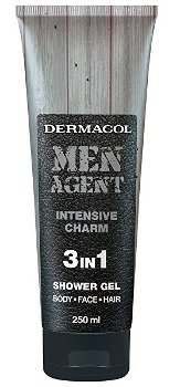 Dermacol Sprchový gél pre mužov 3v1 Intensive Charm Men Agent (Shower Gel) 250 ml