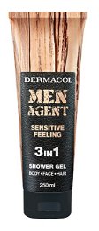 Dermacol Sprchový gél pre mužov 3v1 Sensitive Feeling Men Agent (Shower Gel) 250 ml