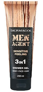 Dermacol Sprchový gél pre mužov 3v1 Sensitive Feeling Men Agent (Shower Gel) 250 ml