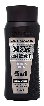 Dermacol Sprchový gél pre mužov 5v1 Black Box Men Agent ( Body Wash) 250 ml