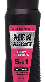 Dermacol Sprchový gél pre mužov 5v1 Sexy Sixpack Men Agent ( Body Wash) 250 ml