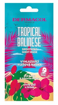 Dermacol Vyhladzujúci textilné maska Tropica l Balinese ( Smooth ing Sheet Mask)