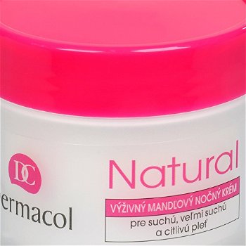 Dermacol Výživný mandľový nočný krém Natural 50 ml