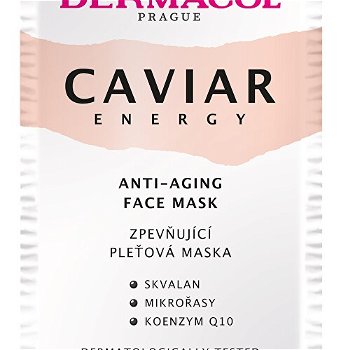 Dermacol Zpevňující pleťová maska Caviar Energy (Anti-Aging Face Mask)