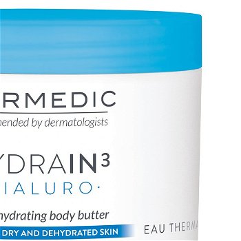 DERMEDIC Ultra hydratačné telové maslo pre suchú a veľmi suchú pokožku Hydrain3 Hyaluro 225 ml