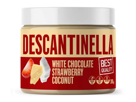 Descanti Descantinella Orieškový krém white chocolate strawberry coconut 300 g