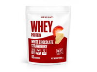 Descanti Whey Protein Jahoda a biela čokoláda 1000 g