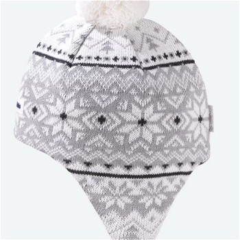 Detská pletená merino čiapky Kama BW22 101 prírodne biela