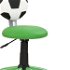 Detská stolička na kolieskach Gol - zelená / biela / čierna