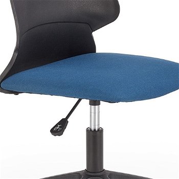 Detská stolička na kolieskach Gravity - modrá / čierna