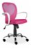 Detská stolička na kolieskach s podrúčkami Daisy - ružová