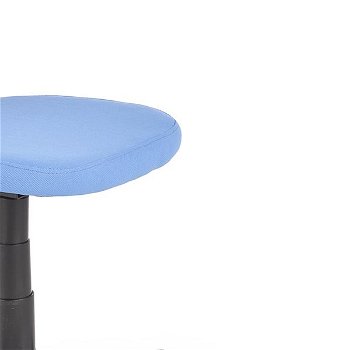 Detská stolička na kolieskach Toby - modrá / sivá