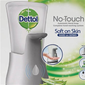 Dettol Bezdotykový dávkovač mydla Jemná aloe (Automatic Hand Soap System) 250 ml