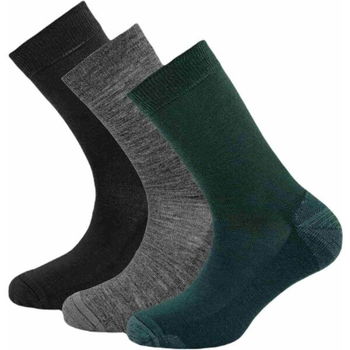 Devold DAILY MERINO MEDIUM SOCK 3PK Pánske lyžiarske ponožky, čierna, veľkosť