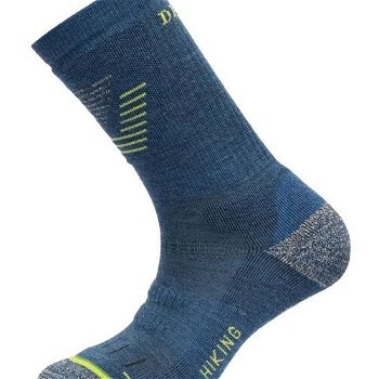 Devold HIKING MERINO MEDIUM Pánske vysoké turistické ponožky, modrá, veľkosť