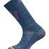 Devold HIKING MERINO MEDIUM W Dámske turistické turistické ponožky, modrá, veľkosť