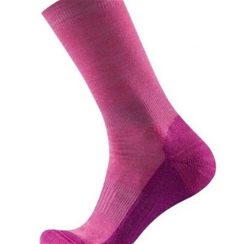 Devold MULTI MERINO MEDIUM SOCK Dámske ponožky, ružová, veľkosť