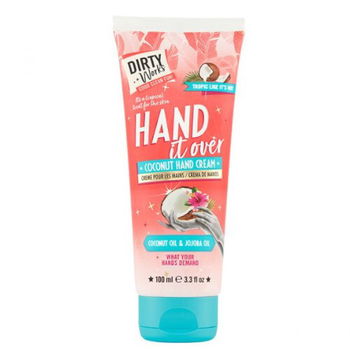 Dirty Works Krém na ruky a nechty s vôňou kokosu Hand It Over ( Coconut Hand Cream) 100 ml