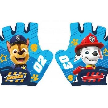 Disney LABKOVÁ PATROLA BOY Detské cyklistické rukavice, modrá, veľkosť