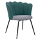 Zelené stolička výška sedu 60 cm