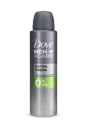 Dove Deodorant bez hliníka pre mužov Extra Fresh (Alu Free Deodorant) 150 ml