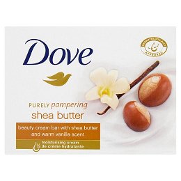 Dove Krémová tableta Pure ly Pampering s vôňou bambuckého masla a vanilky (Beauty Cream Bar) 100 g