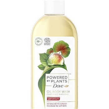 Dove Sprchový gél Pelargonie Powered by Plants Geranium (Oil Body Wash) 250 ml